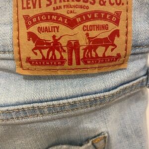 Levi's Light Blue 315 Shaping Bootcut Jeans